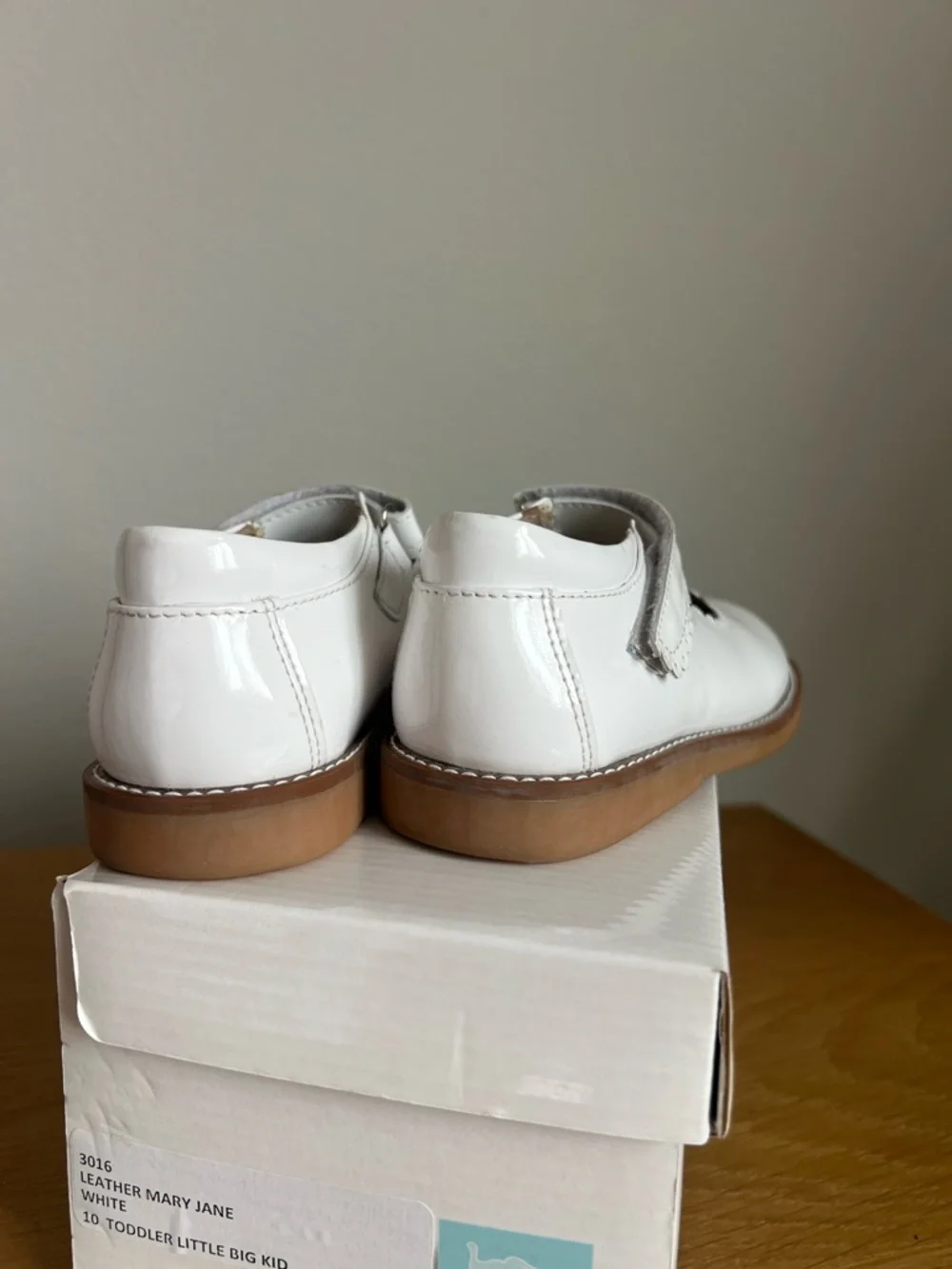 Elephantito Leather Mary Jane Girls Shoes White Size 10